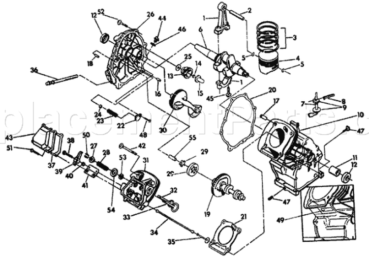 Page B Diagram and Parts List for 9783-0  Briggs and Stratton Generator